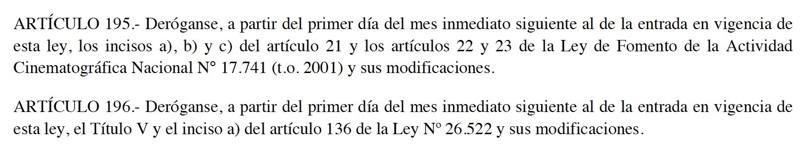 Reforma impositiva incaa Reforma impositiva incaa